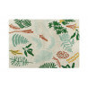 Tapis de salon avec franges multicolore Botanic Plants Lorena Canals