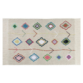 Tapis avec franges ethnique Kaarol Lorena Canals