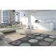 Tapis design anthracite pour salon Dario