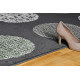 Tapis design anthracite pour salon Dario