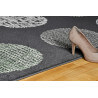 Tapis design anthracite pour salon Dario