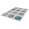 Tapis design blanc pour salon Dario