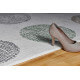 Tapis design blanc pour salon Dario