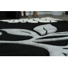 Tapis fleuris gris moderne pour intérieur Trapani