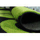 Tapis fleuris vert moderne pour intérieur Trapani