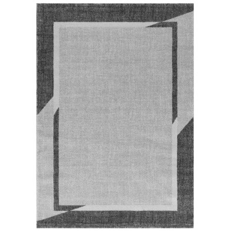 Tapis contemporain gris géométrique Janet