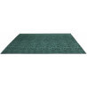 Tapis vert émeraude rectangulaire plat Etica