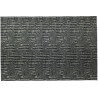 Tapis anthracite rectangulaire plat Etica