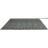 Tapis anthracite rectangulaire plat Etica