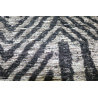 Tapis anthracite rectangulaire plat Etica