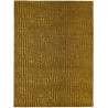 Tapis jaune moutarde rectangulaire plat Etica