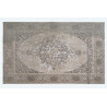 Tapis vintage plat argenté pour intérieur Meda