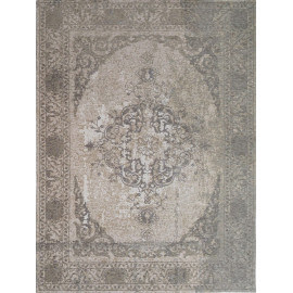 Tapis vintage plat argenté pour intérieur Meda