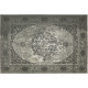 Tapis vintage plat gris métal pour intérieur Meda