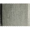 Tapis géométrique plat rectangle gris Infini