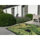 Tapis extérieur et intérieur floral vert Botanica