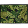 Tapis extérieur et intérieur floral vert Botanica