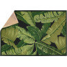 Tapis extérieur et intérieur floral vert Botanica