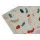 Tapis moderne multicolore en coton Terrazzo Lorena Canals