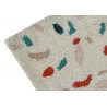 Tapis moderne multicolore en coton Terrazzo Lorena Canals