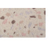 Tapis moderne beige en coton Terrazzo Lorena Canals