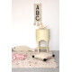 Tapis moderne beige en coton Terrazzo Lorena Canals