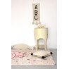 Tapis moderne beige en coton Terrazzo Lorena Canals