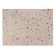 Tapis moderne beige en coton Terrazzo Lorena Canals