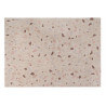 Tapis moderne beige en coton Terrazzo Lorena Canals