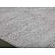 Tapis en soie de bambou et laine filée nouée main gris beige Majectic Angelo