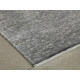 Tapis en soie de bambou et laine filée nouée main gris Majectic Angelo