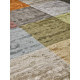 Tapis multicolore tufté main Sahara moderne en viscose Angelo