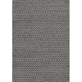 Tapis en laine de Nouvelle-Zélande design noir Mic-Mac Angelo