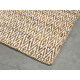 Tapis en laine de Nouvelle-Zélande design ocre Mic-Mac Angelo