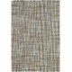 Tapis plat en laine tissé main beige et ardoise style vintage Morrison Angelo