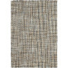 Tapis plat en laine tissé main beige et ardoise style vintage Morrison Angelo