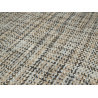 Tapis plat en laine tissé main beige et ardoise style vintage Morrison Angelo