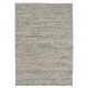 Tapis design en laine tissé main gris clair Waves Angelo