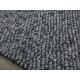 Tapis design en laine tissé main gris foncé Waves Angelo