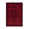 Tapis rouge effet vintage plat design Derek