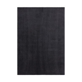 Tapis à courtes mèches microfibre doux graphite Velluto