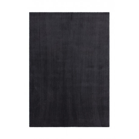 Tapis à courtes mèches microfibre doux graphite Velluto