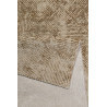 Tapis vintage beige géométrique en polyester doux Vintage Tiles