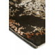 Tapis brun en polyester doux vintage Bel Etage