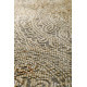 Tapis en polyester doux argenté vintage Baroque Vintage