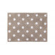 Tapis enfant beige lavable en machine Stars Lorena Canals