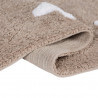 Tapis enfant beige lavable en machine Stars Lorena Canals