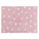 Tapis reversible en coton rose pour enfant Topos Lorena Canals