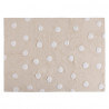 Tapis reversible en coton beige pour enfant Topos Lorena Canals