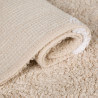 Tapis reversible en coton beige pour enfant Topos Lorena Canals